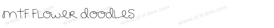 MTF Flower Doodles字体转换